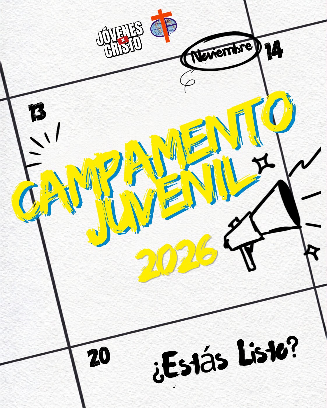 Afiche del Campamento Juvenil ICEA Turbaco 2026